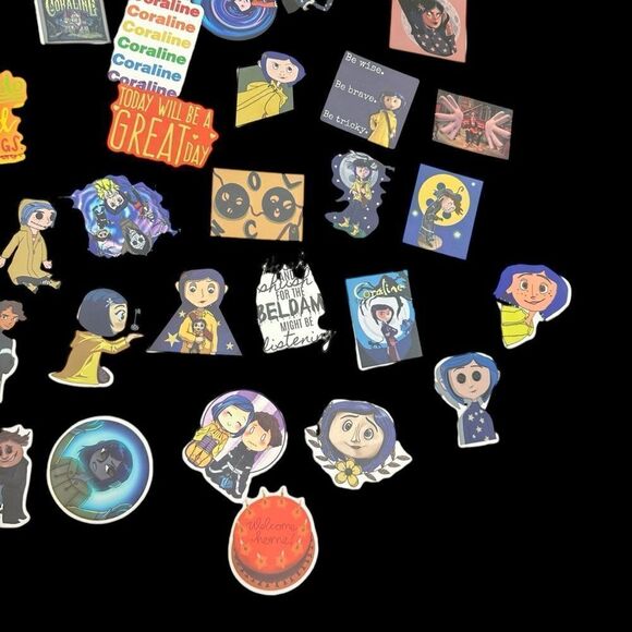 Coraline Stickers Collection (over 50) - Picture 2 of 5